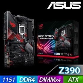 華碩 ROG STRIX Z390-H GAMING(ATX/1H1P/Ｉ網/一體式檔板/註五年)