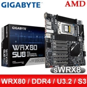 技嘉 WRX80-SU8-IPMI(CEB/雙10G Intel 網路雙1G Intel 網路/三年