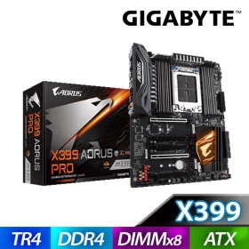 技嘉 X399 AORUS PRO(ATX/Ｉ網/4-Way SLI/註五年)