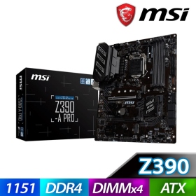 微星 Z390-A PRO(ATX/1A1D1P/Ｉ網/CNVi/註四年)