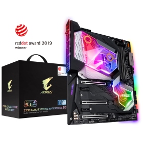 技嘉 Z390 AORUS XTREME WATERFORCE 5G(E-ATX/水冷設計)內含i9-9900K保超5.1G