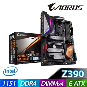 技嘉 Z390 AORUS MASTER(ATX/1H/Ｉ網/CNVi/一體式檔板/註五年)