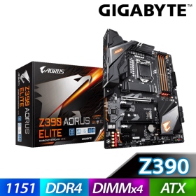 技嘉 Z390 AORUS ELITE 翼力特(ATX/1H/Ｉ網/一體式檔板/註五年)