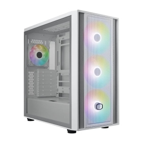 酷碼 MasterBox 600 白 顯卡長41/CPU高17/玻璃透側/支援背插/ATX