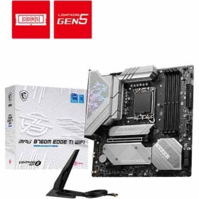 微星 B760M EDGE TI WIFI(M-ATX/Realtek 2.5Gb+無線/註五年)12+1+1相供電