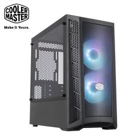 酷碼 MasterBox MB311L ARGB 顯卡長34/CPU高16.6/玻璃透側/網孔面板/M-ATX