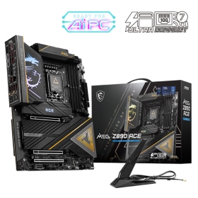 微星 MEG Z890 ACE(ATX/Marvell 10Gb+Wi-Fi 7/註五年)24+2+1+1相