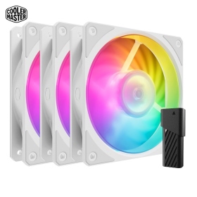 酷碼 Mobius 120P ARGB 白 風扇 三顆裝+控制器/PWM(MFZ-M2DW-243P2-R1)