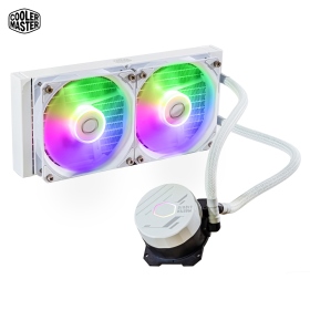 酷碼 MasterLiquid 240L Core ARGB 白色版 水冷/厚:5.2/S型雙腔冷頭/3年【WXHZ】
