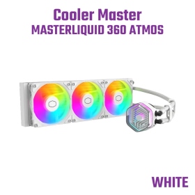 酷碼 MasterLiquid 360 Atmos 白色版/厚:5.2/雙腔冷頭/水管固定夾/5年【WXHZ】
