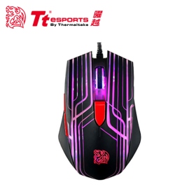 曜越 塔龍 TALON 有線/USB/光學/RGB/左右手通用/黑	