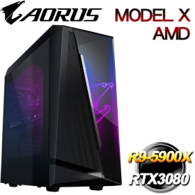 技嘉 AORUS MODEL X R9-5900X/32G/3TB SSD/RTX3080 10G【含水冷