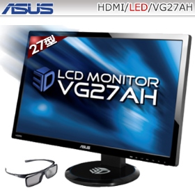 ASUS VG27AH(IPS面板)3D螢幕/單鍵2D轉3D技術/附偏光.夾式3D眼鏡1