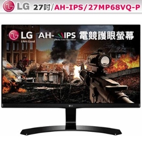 LG 27MP68VQ-P(1A1D1H/5百萬/5ms/AH-IPS/無喇叭) 