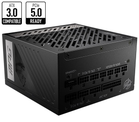 【限搭購微星RTX40顯卡或微星任一機殼 加購價】微星 MPG A1000G PCIE5 1000W(ATX 3.0)雙8/金牌/全模組/智慧溫控風扇/全日系/10年保