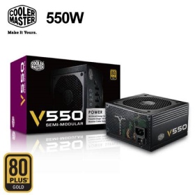 酷碼 V550 GOLD 550W 金牌/全模組/LLC+DC-DC/10年保/CPU主線:18AWG