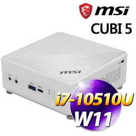 微星 CUBI 5 10M【447TW】Intel i7-10510U/16G/512G SSD/Win 11/白色