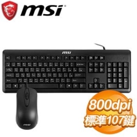 MSI K46-TC+M30 鍵盤滑鼠組(工業包裝)