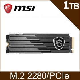 MSI SPATIUM M480 PLAY 1TB/PCIe 4.0 NVMe M.2/讀7000M/寫6000M/適用PS5/五年保