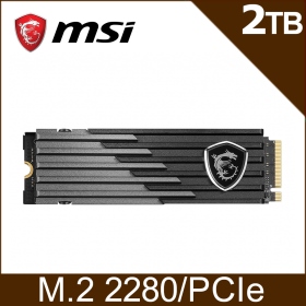 MSI SPATIUM M480 PLAY 2TB/PCIe 4.0 NVMe M.2/讀7000M/寫6850M/適用PS5/五年保