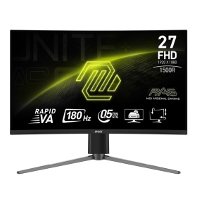 MSI MAG 27C6PF(2H1P/VA曲面/1500R/180Hz/無喇叭)電競曲面螢幕