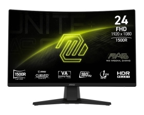 MSI MAG 242C〈1H1P/VA曲面/1500R/180Hz〉