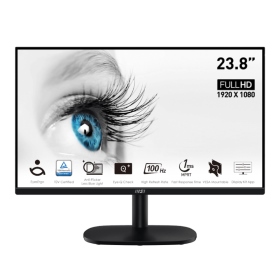 MSI PRO MP245V〈1A1H/VA/100Hz/無喇叭〉抗閃機種.低藍光.防眩光