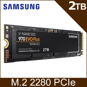 三星Samsung 970 EVO Plus 2TB/M.2 PCIe 讀:3500/寫:3300/TLC/五年保