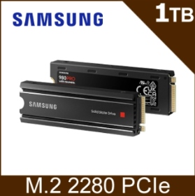 三星 Samsung 980 PRO 1TB含散熱片 NVMe Gen4/M.2 PCIe 讀:7000/寫:5000(五年)