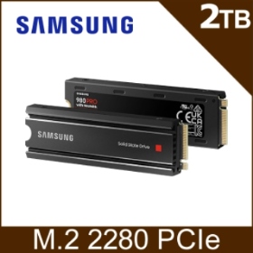 三星 Samsung 980 PRO 2TB含散熱片 NVMe Gen4/M.2 PCIe 讀:7000/寫:5100(五年)