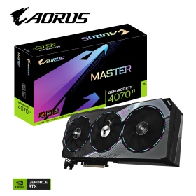 技嘉 AORUS RTX4070Ti MASTER 12G(2670MHz/34.2cm/註冊五年/三風扇)