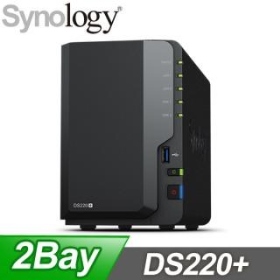 Synology DS220+【2Bay】(J4025)雙核心 2.0GHz/2GB DDR4