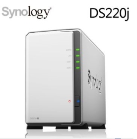 Synology DS220J 【2Bay】Realtek RTD1296 四核心/512MB/G-LAN*1/U3*2