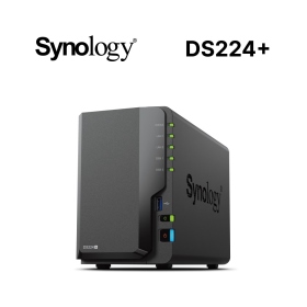 Synology DS224+【2Bay】Intel J4125 四核心 2.0GHz/2GB DDR4/G-LAN*2