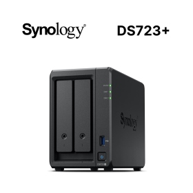 Synology DS723+【2Bay】AMD R1600 雙核心 2.0GHz/2GB D4 ECC(max 32G)