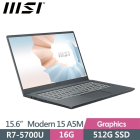 MSI Modern 15 A5M[298TW]R7-5700U/16G/512G/Radeon