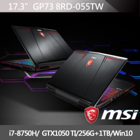 GP73 8RD【055TW】BB7875H8G1T0DX10MH(i7-8750H/8G/NV1050TI-4G)