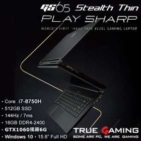 GS65 8RE【029TW】BB7875H16GXXDX10MH(i7-8750H/16G/512G/NV1060)