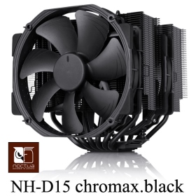 貓頭鷹 NH-D15 chromax.black 黑化版 /6導管/NF-A15 PWM*2/雙塔/高16.5【VWX】
