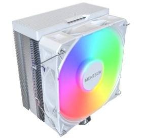 Montech NX400 ARGB 白 4導管/高度15.6/FDB軸 28mm風壓扇【WXHZ