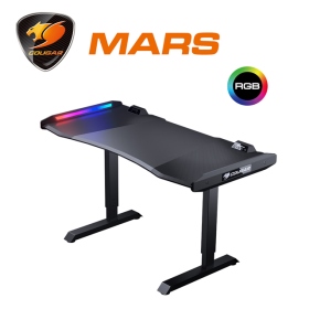 Cougar Mars Pro 150 戰神電競桌（大）/三段調節（手動)/多功能控制台/Rgb
