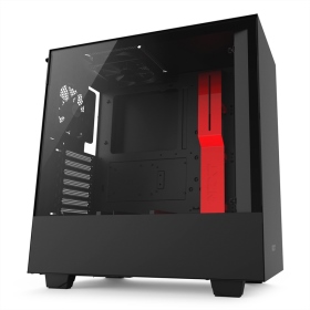 【NZXT】H500 電腦機殼 黑紅