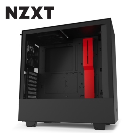 NZXT H510i 黑紅 顯卡長38.1/CPU高16.5/ATX(H510i-BR)