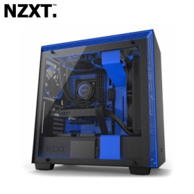 NZXT H700i (黑藍) 顯卡41/CPU高18/玻璃透側/RGB燈條/E-ATX