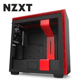 NZXT H710i 黑紅 顯卡長41.3/CPU高18.5/E-ATX(H710i-BR)