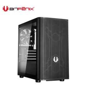 BitFenix 諾瓦星 M 黑 顯卡長34.5/CPU高16/前置Type-C/玻璃透側/M-ATX