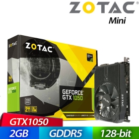 ZOTAC GTX1050 Mini 2G(P10500A-10L)(1455MHz/單風扇/14.5cm/註四年)