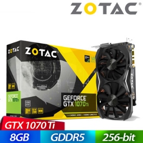 ZOTAC GTX1070Ti Mini 8G(P10710G-10P)(1683MHz/21.1cm/註四年)