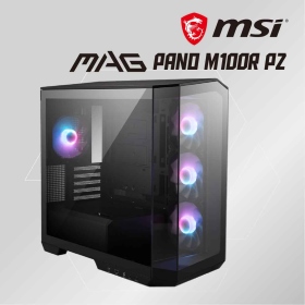 微星 MAG PANO M100R PZ 顯卡長39/CPU高17.5/玻璃透側/M-ATX