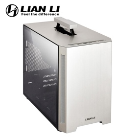 聯力 TU150W 銀 顯卡長32/CPU高16.5/玻璃透側/提把設計/ITX